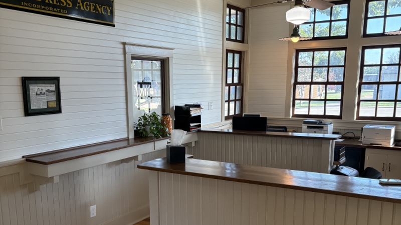 Front desk of orthodontic office in Rockwall