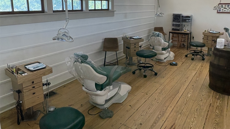 Treatment chairs in orthodontic office